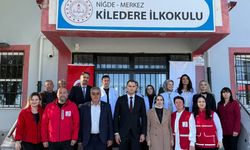 Kızılay Niğde’den Kiledere İlkokulu’na kütüphane desteği