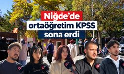 Niğde’de ortaöğretim KPSS sona erdi