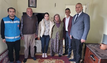 Çiftlik’te şehit ailelerine sağlık ziyareti