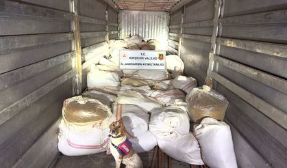 Kırşehir'de 3 ton kıyılmış tütünle yakalanan tır sürücüsü tutuklandı