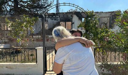 40 yıllık hatıraları küle döndü