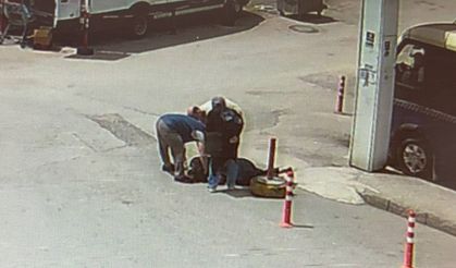 Dubaya takılıp düşerek yaralanan kadın kamerada