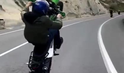 Tek teker üstünde tehlikeli yolculuk