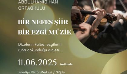 Bu akşam şiir ve müzik buluşacak