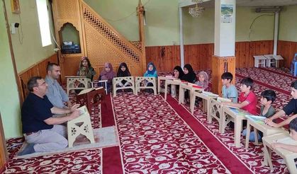 Yaz Kur’an kurslarına  denetim ve ziyaret
