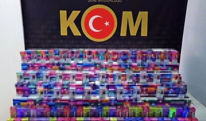 1.8 milyon liralık ürün ele geçirildi