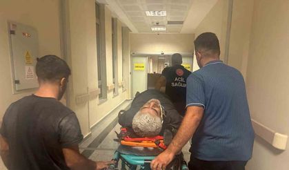 Araç bakım kanalına düşerek yaralandı