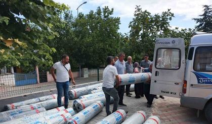 Çiftçilere sera naylonu desteği