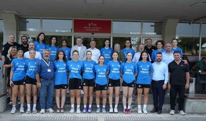 Hastaneden kadın basketbol takımına destek