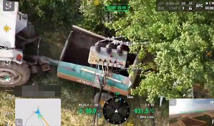 Muhafaza edilen "kaçak trafo" dron ile tespit edildi