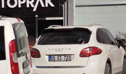 Osmancık’ta park halindeki araç kurşunlandı