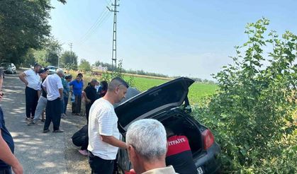 Otomobil şarampole devrildi: 4 yaralı