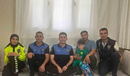 Polisler otomobilin çarptığı çocuğu unutmadı