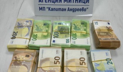 Tırın soğutucusuna gizlenen 102 bin euro ele geçirildi