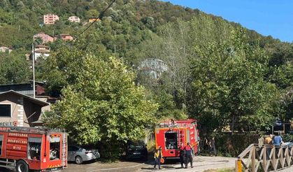 Ormanlık alanda çıkan yangın kısa sürede söndürüldü