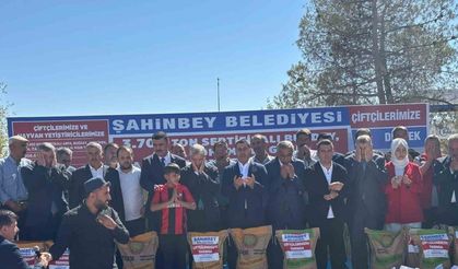 Çiftçilere bin 700 ton tohum ve 2 bin ton gübre desteği