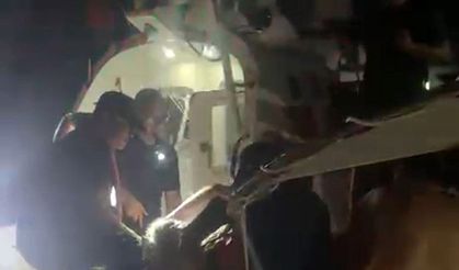 Doktor telefonla bağlandı, kaptanlar ilk müdahaleyi yaptı