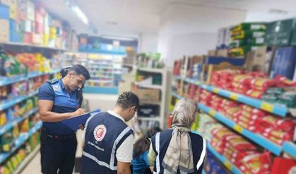 Raf etiket ve kasa fiyatları kontrol edildi