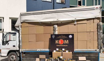 2 milyon 760 bin adet gümrük kaçağı makaron ele geçirildi