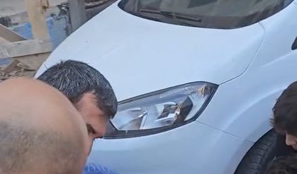 Kafasına inşaattan tuğla düşen şahıs yaralandı