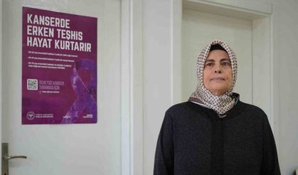 Kadın erken teşhisle sağlığına kavuştu