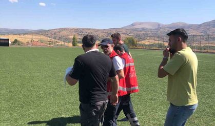 Parmağı kopan vatandaş için ambulans helikopter havalandı