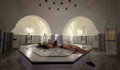Tarihi hamam 453 yıl sonra farklı bir yöntemle ısıtıldı