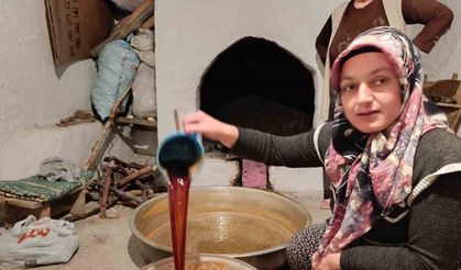 Pekmez kazanları kaynadı