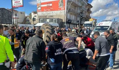 3 aracın karıştığı kazada bir sürücü ağır yaralandı