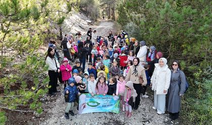 Minik öğrencilere doğa sevgisi aşılandı