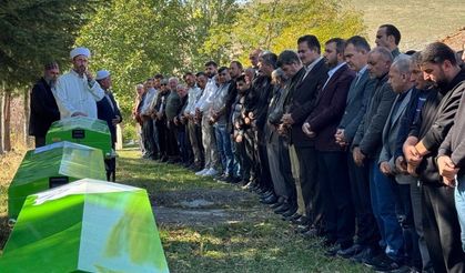 Pazardan mezara: 3 kardeş ve enişteleri yan yana defnedildi