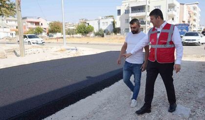 Yollar asfaltlanmaya devam ediliyor