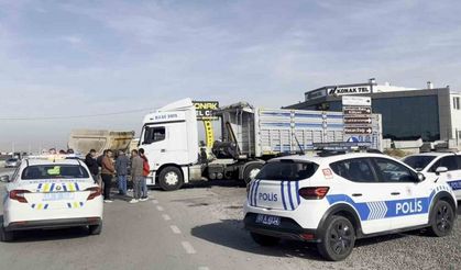 Aksaray’da iki tır çarpıştı: 1 yaralı