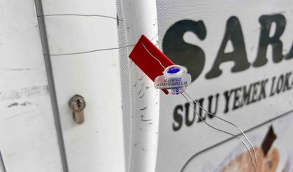 154 işçinin yemek yediği firma mühürlendi