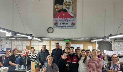 Fabrika çalışanlarına KADES etkinliği düzenlendi