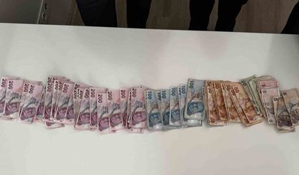 Esnaftan para toplayan dilencinin üzerinden 9 bin TL çıktı