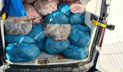 Kaçak sakatat operasyonu: 2 ton ele geçirildi