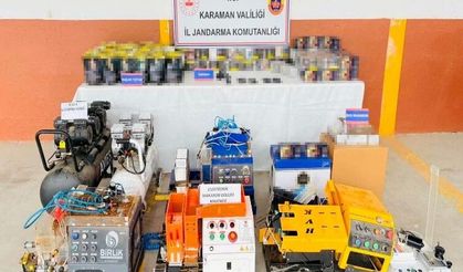 35 bin 100 adet makaron ele geçirildi