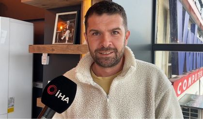 Köpeklerin kovaladığı genci korna sesiyle kurtardı