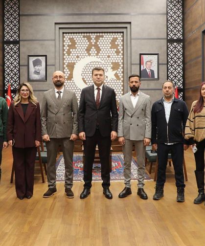 DMC Haber ekibinden Niğde Valisi Akmeşe’ye ziyaret