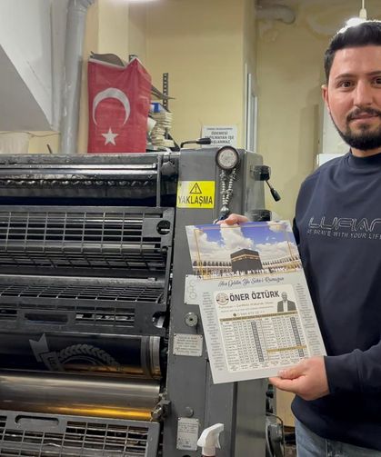 Niğde’de imsakiye baskıları dijitalleşmeye yenik düşüyor