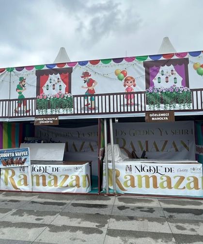 Niğde’de Ramazan Sokağı soğuk havaya takıldı