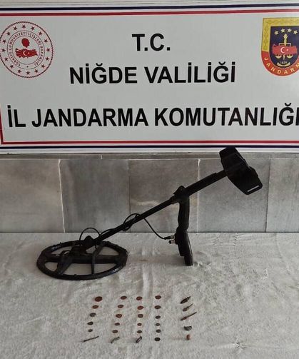 Ulukışla’da kaçak kazıya jandarma baskını