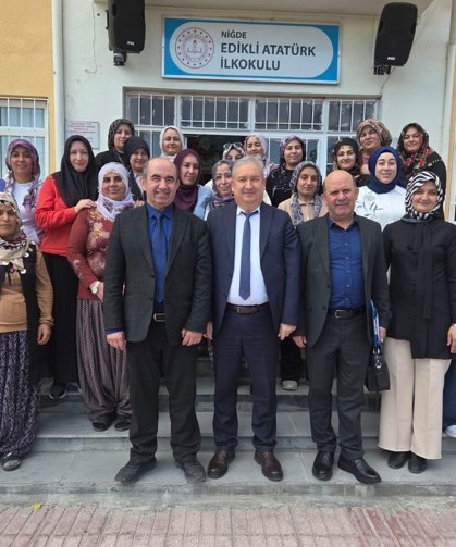 Edikli’de kursiyerlerin çalışmaları incelendi