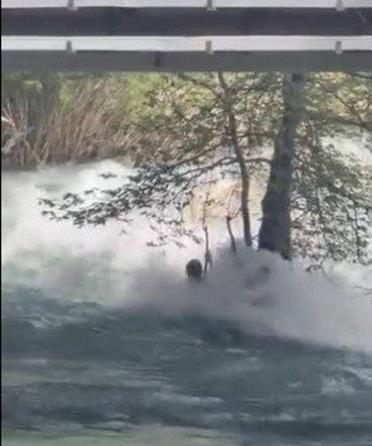 Kayıp genç akıntıya böyle kapıldı: Son görüntüleri ortaya çıktı