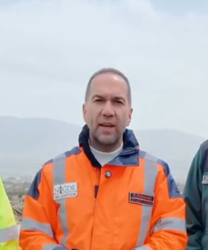 Başkan Özdemir sel bölgesinde incelemelerde bulundu