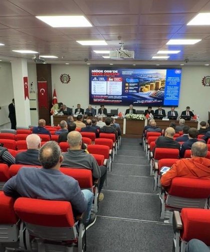 Niğde OSB’de mali genel kurul gerçekleştirildi