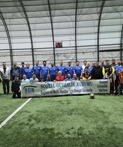 Niğde'de SGK Haftası futbol turnuvasıyla kutlandı