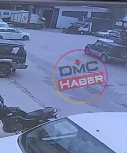 Ata Sanayi Sitesi’ndeki kaza kameralara yansıdı!