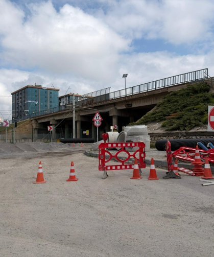 Niğde’de bağlantı yolu geçici olarak trafiğe kapatıldı